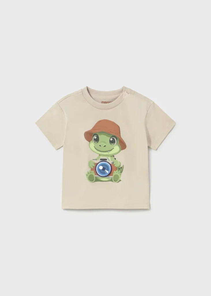 mayoral Μπλουζα κοντομ play καμερα 26 1016 26 Λευκό