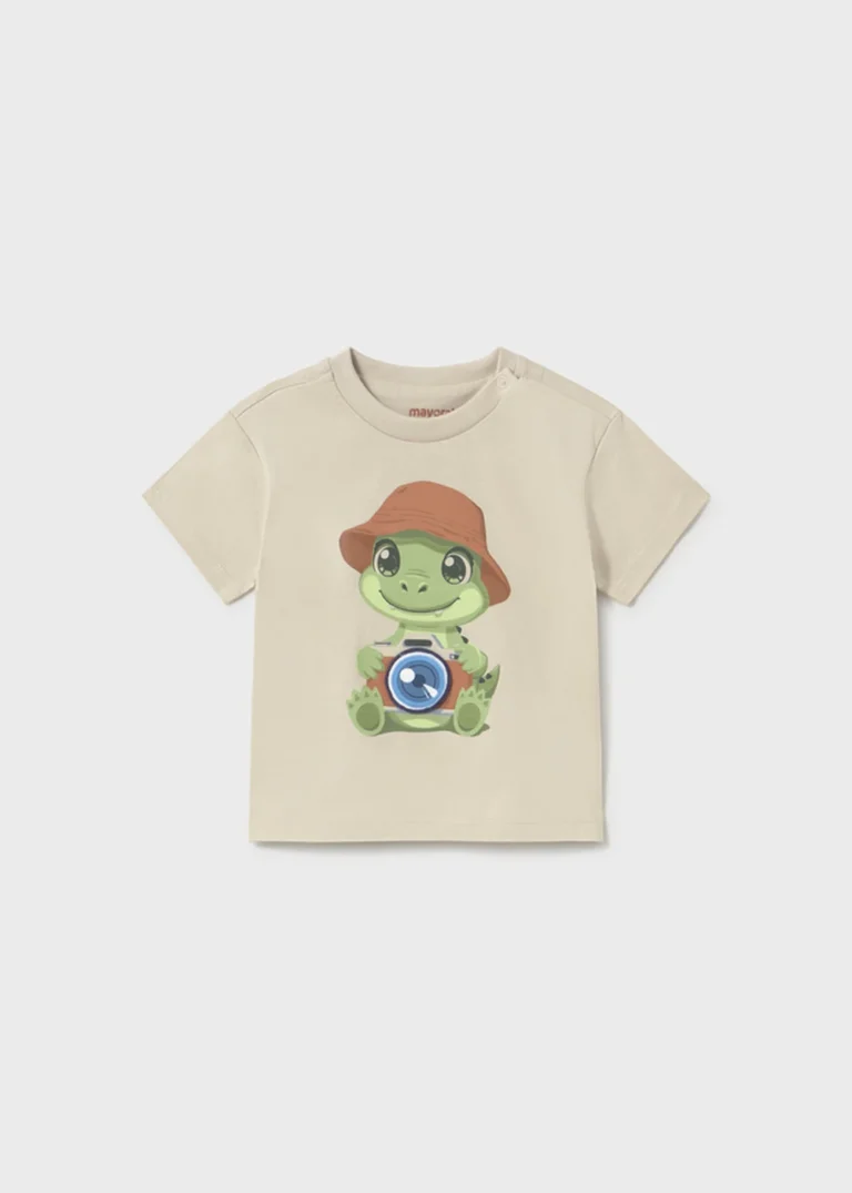 mayoral Μπλουζα κοντομ play καμερα 26 1016 26 Λευκό