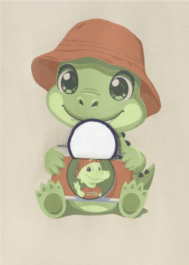 mayoral Μπλουζα κοντομ play καμερα 26 1016 26 Λευκό