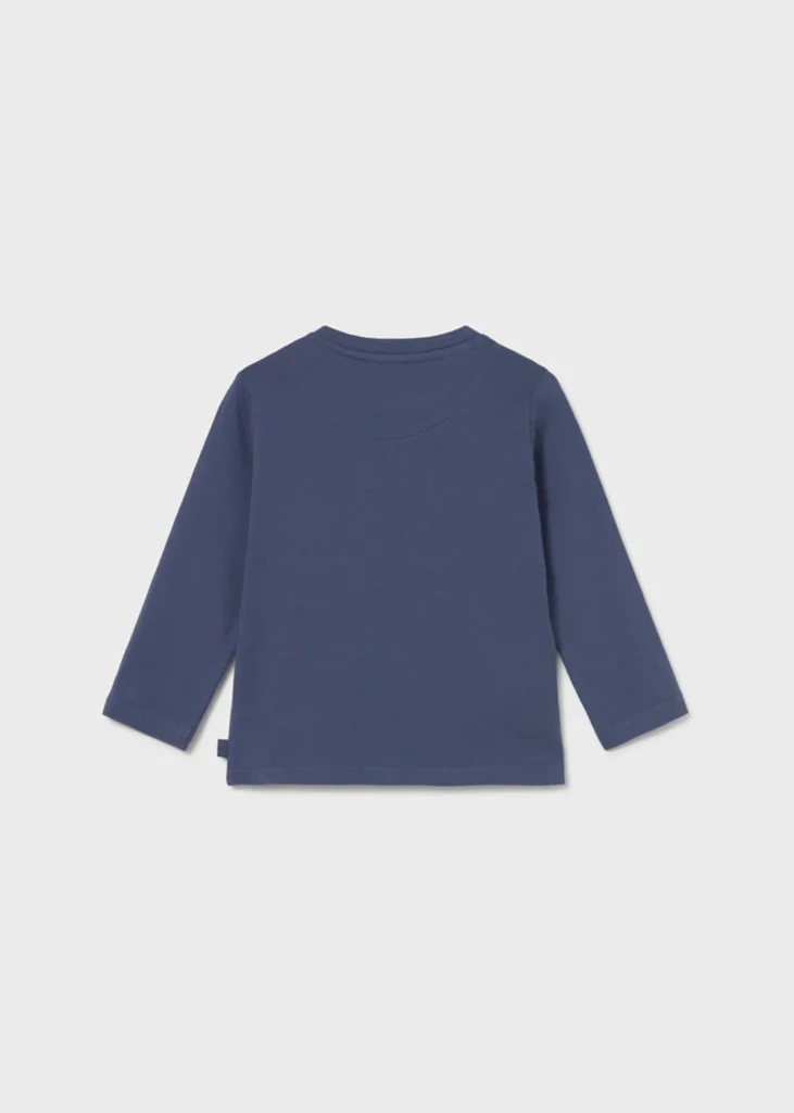 mayoral Μπλουζα μακρυμανικη απλικε 26 1017 31 Μπλε σκούρο