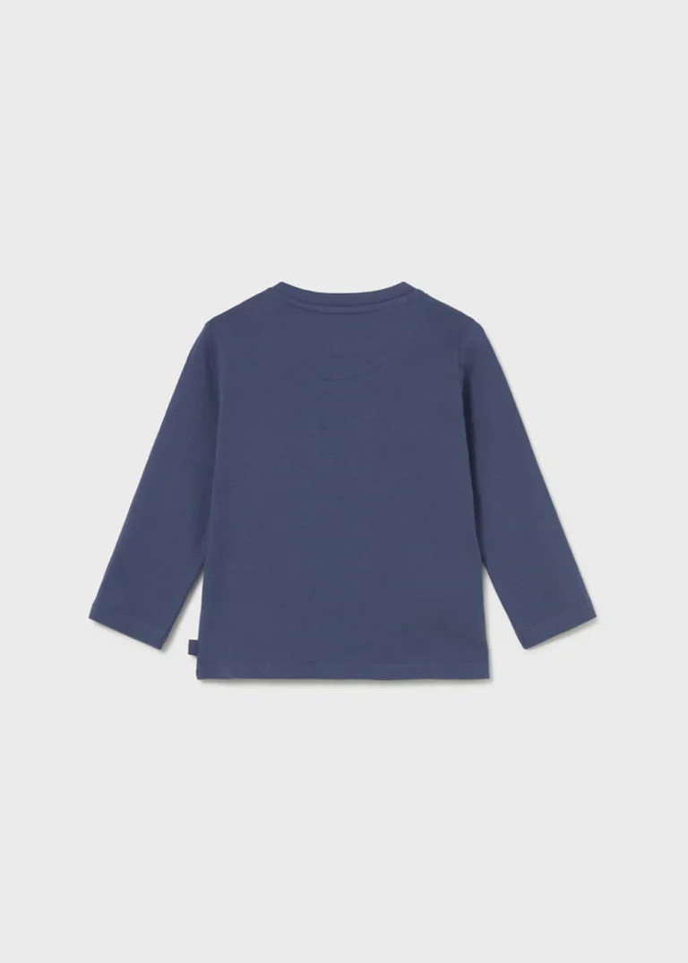 mayoral Μπλουζα μακρυμανικη απλικε 26 1017 31 Μπλε σκούρο