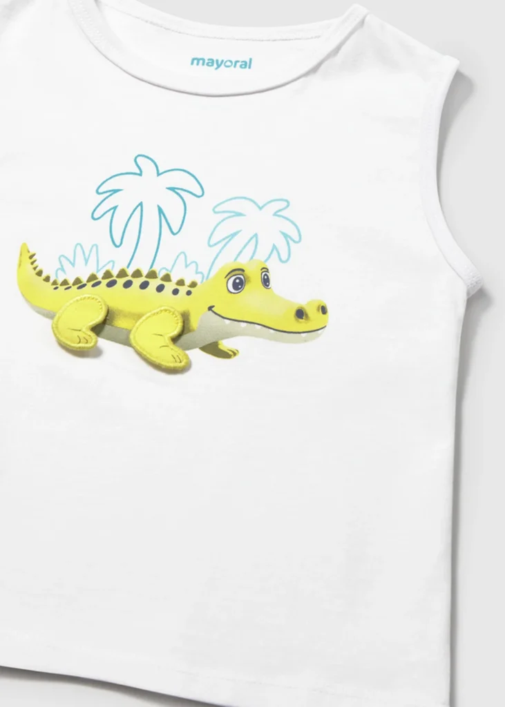 mayoral Μπλουζα τιραντες play 26 1018 12 Κροκόδειλο
