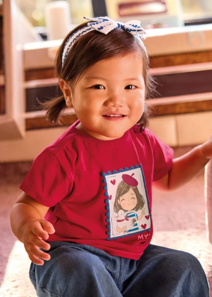 mayoral Μπλουζα κοντ/κη με στεκα 26 1081 10 Κόκκινο