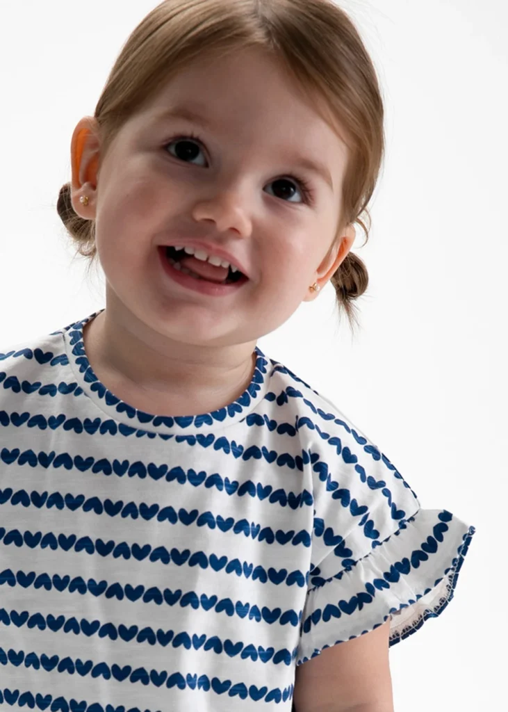 mayoral Μπλουζα κοντομανικη σταμπωτη 26 1082 15 Μπλε ριγέ