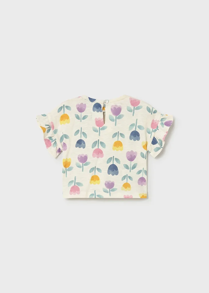 mayoral Μπλουζα κοντομανικη σταμπωτη 26 1082 15 Μπλε ριγέ