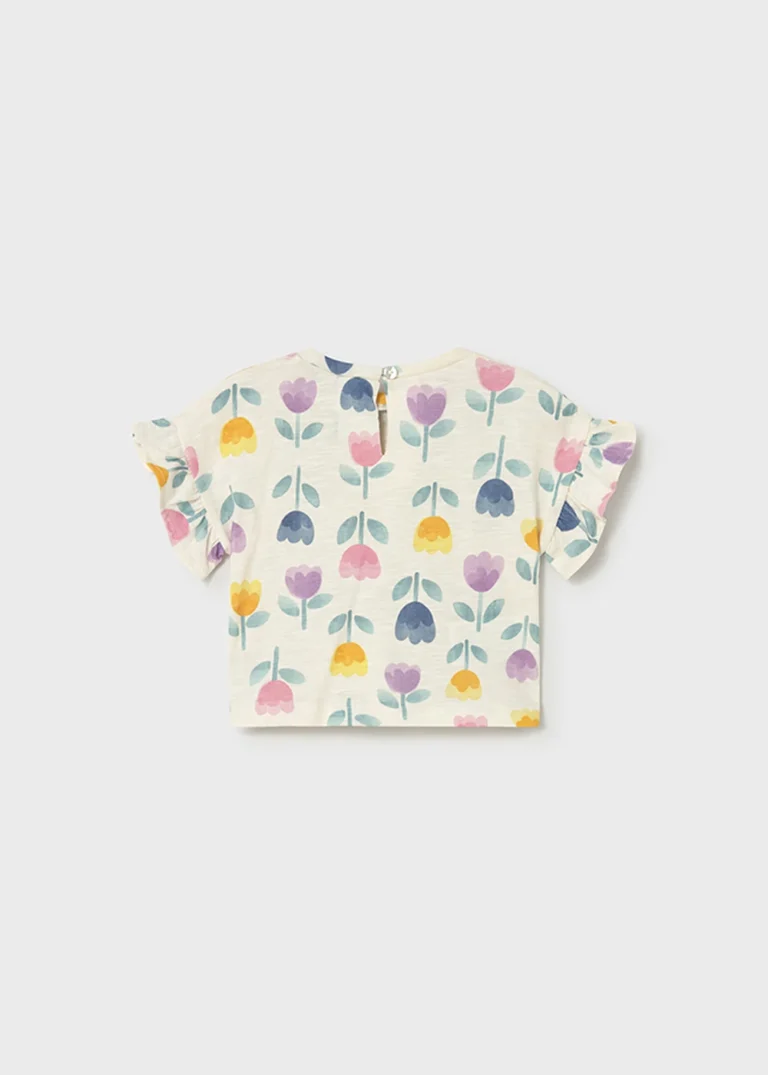 mayoral Μπλουζα κοντομανικη σταμπωτη 26 1082 15 Μπλε ριγέ