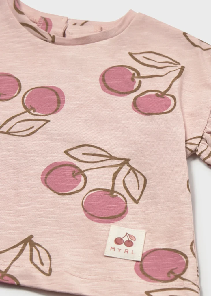 mayoral Μπλουζα κοντομανικη σταμπωτη 26 1082 15 Μπλε ριγέ