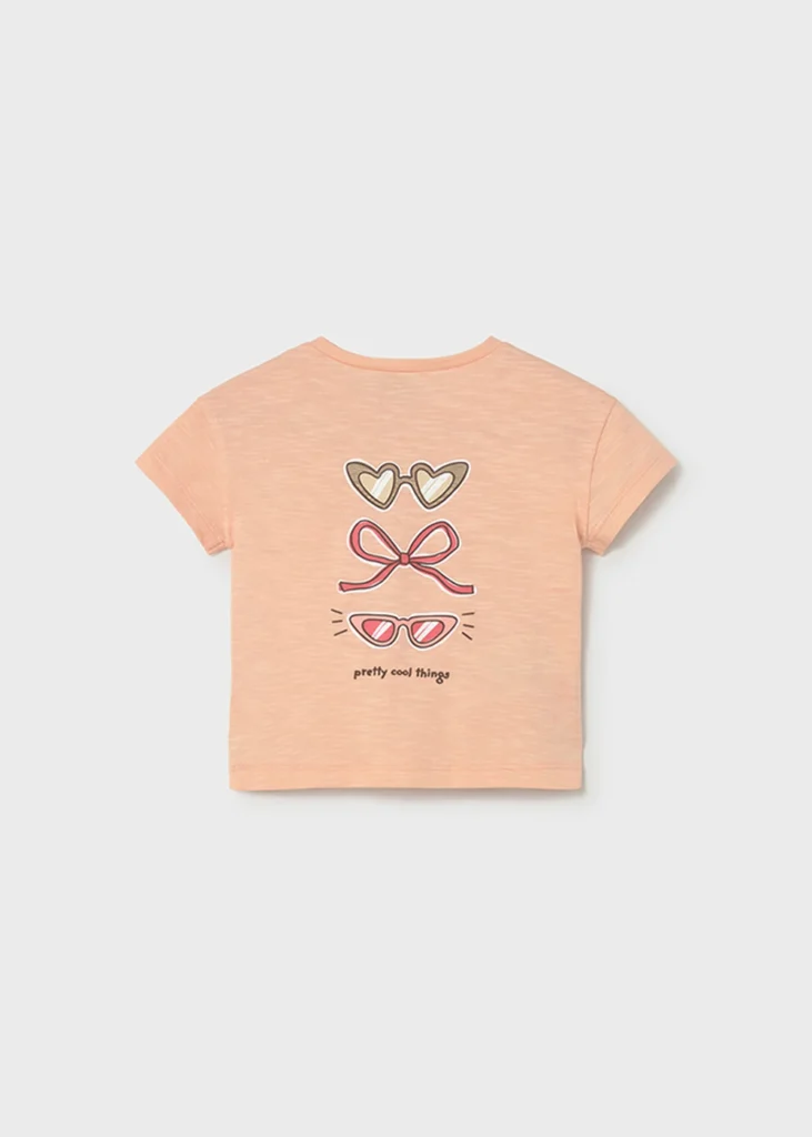 mayoral Μπλουζα κοντομ σχεδιο πλατη 26 1083 22 Μανταρινί