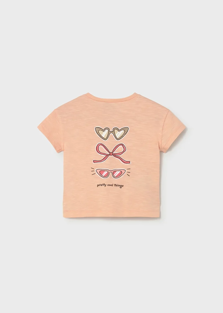 mayoral Μπλουζα κοντομ σχεδιο πλατη 26 1083 22 Μανταρινί