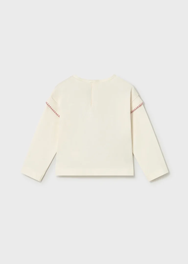 mayoral Μπλουζα μακρυμανικη 26 1088 30 Μπεζ / Ροζ