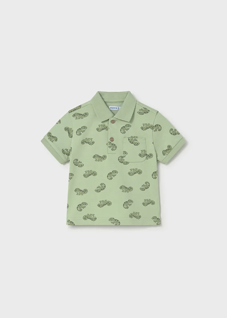 mayoral Πολο κοντομανικη ζωο 26 1108 15 Πράσινο