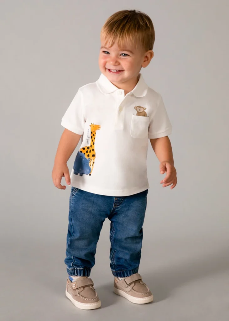 mayoral Πολο κοντομανικη ζωο 26 1108 15 Πράσινο