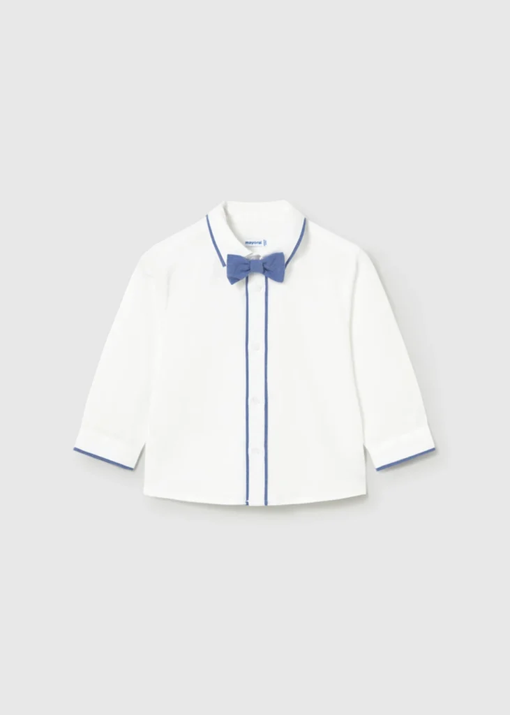 mayoral Πουκαμισο μακρυμ αμπιγε παπιγ 26 1115 73 Λευκό