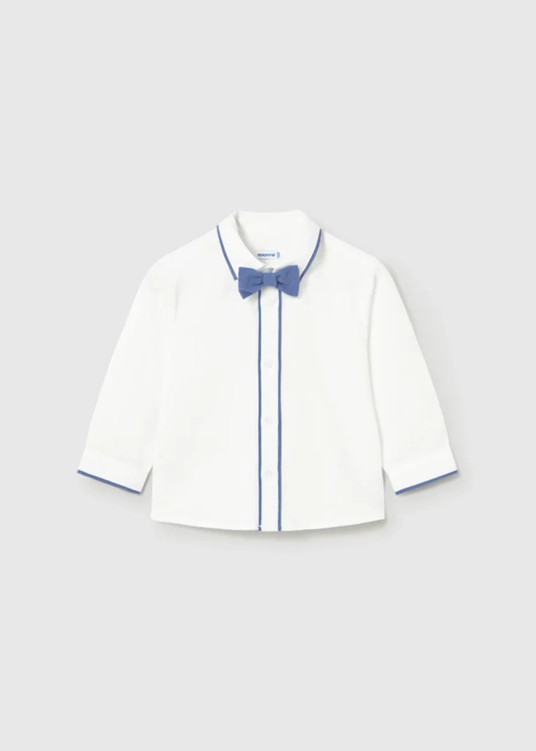 mayoral Πουκαμισο μακρυμ αμπιγε παπιγ 26 1115 73 Λευκό