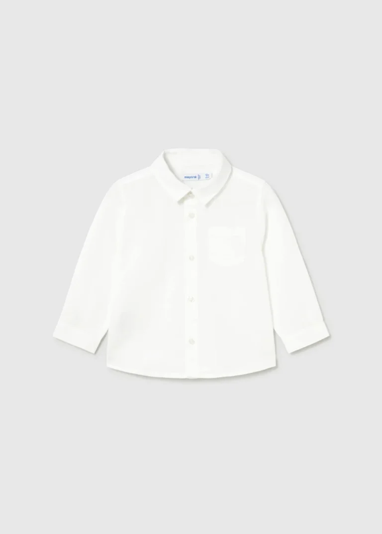 mayoral Πουκαμισο μακρ/κο λινο γιακας 26 1118 43 Γαλάζιο