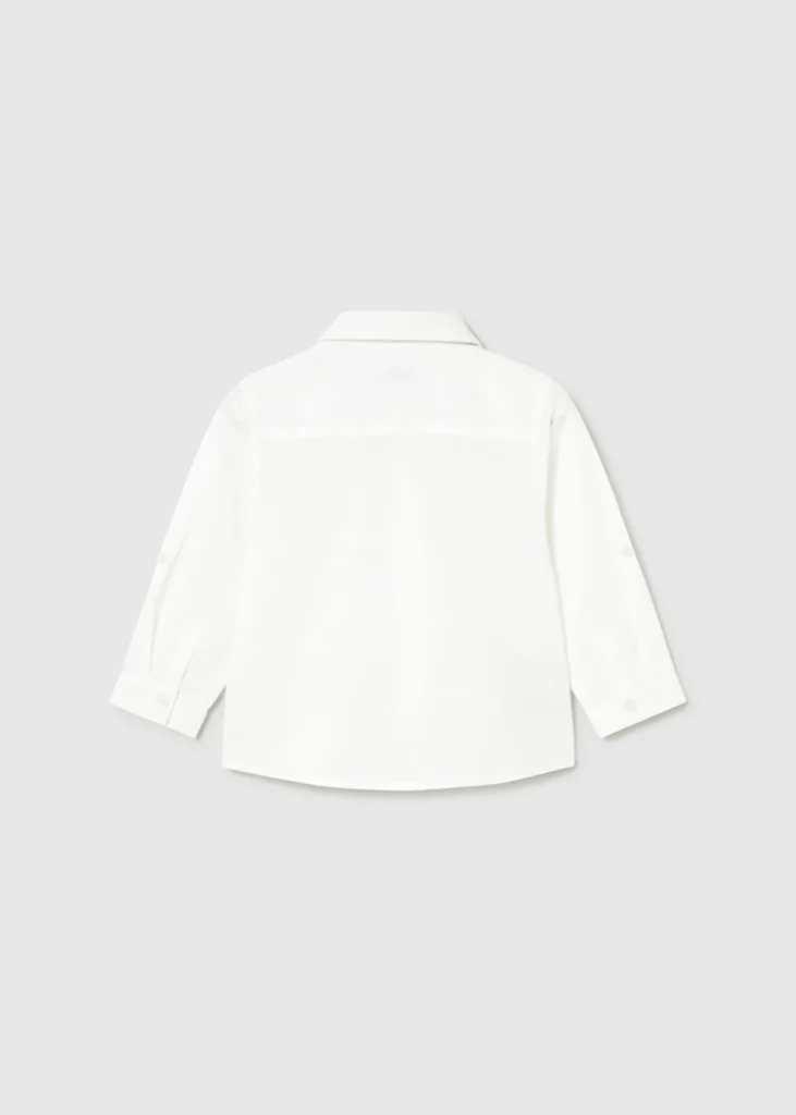 mayoral Πουκαμισο μακρ/κο λινο γιακας 26 1118 43 Γαλάζιο