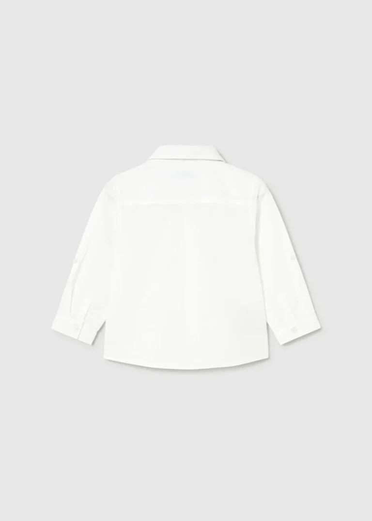 mayoral Πουκαμισο μακρ/κο λινο γιακας 26 1118 43 Γαλάζιο