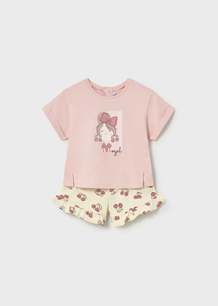 mayoral Σετ σορτς 26 1205 49 Ροζ / Φούξια
