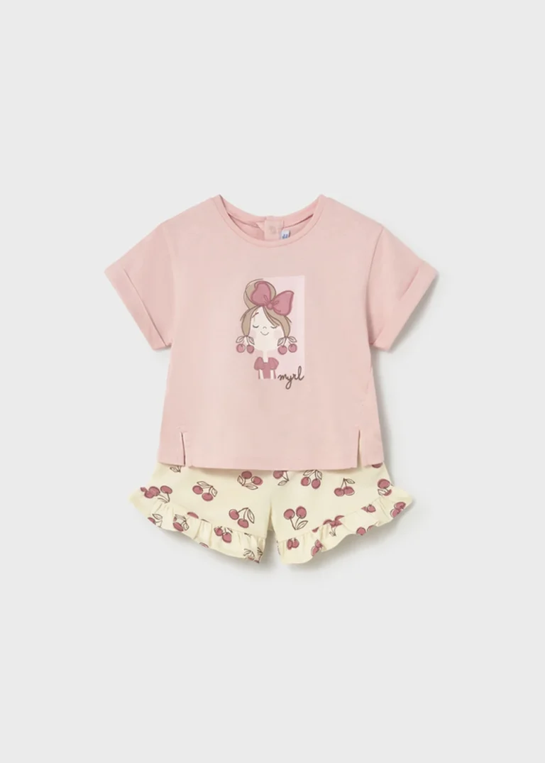 mayoral Σετ σορτς 26 1205 49 Ροζ / Φούξια