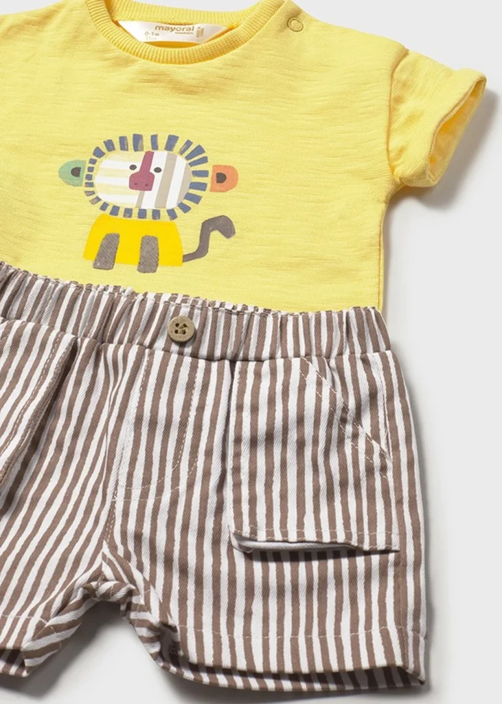 mayoral Σετ παντελονι κοντο 26 1284 51 Μπλε απαλό