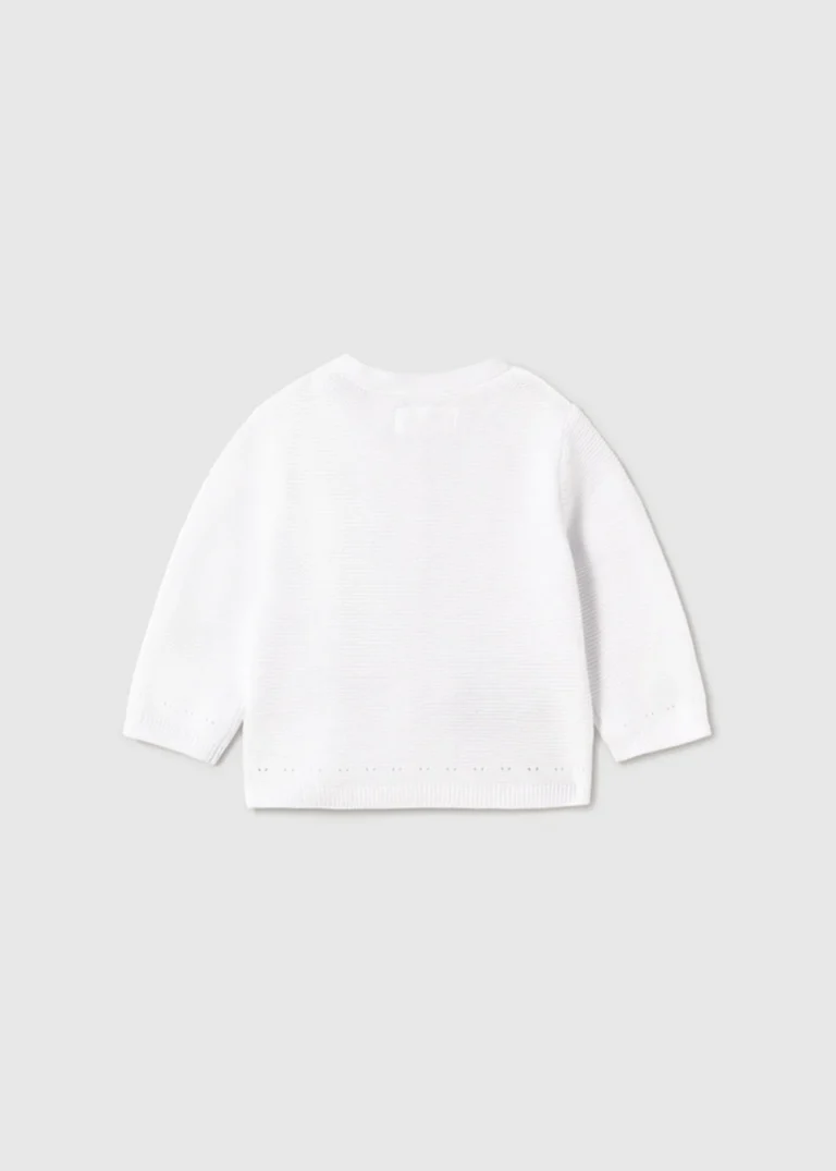 mayoral Ζακετα μακρια πλεκτη 26 1305 75 Λευκό