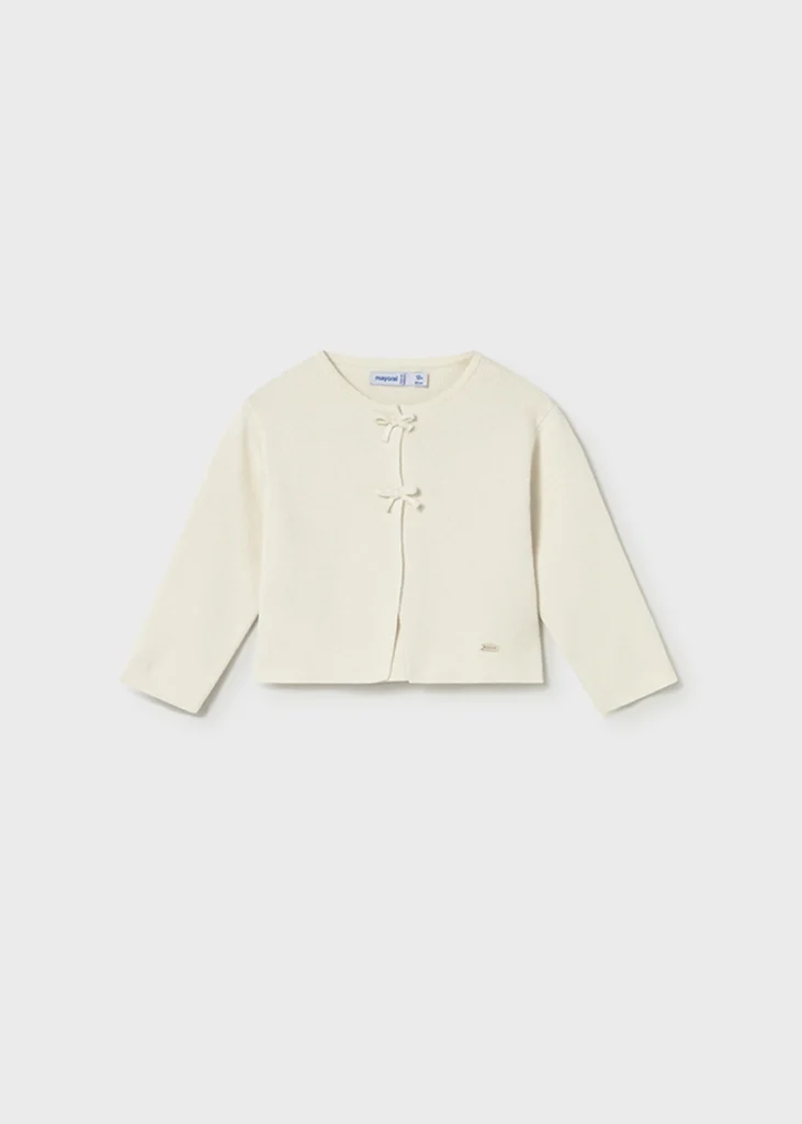 mayoral Ζακετα πλεκτη μακρια 26 1307 53 Λευκό