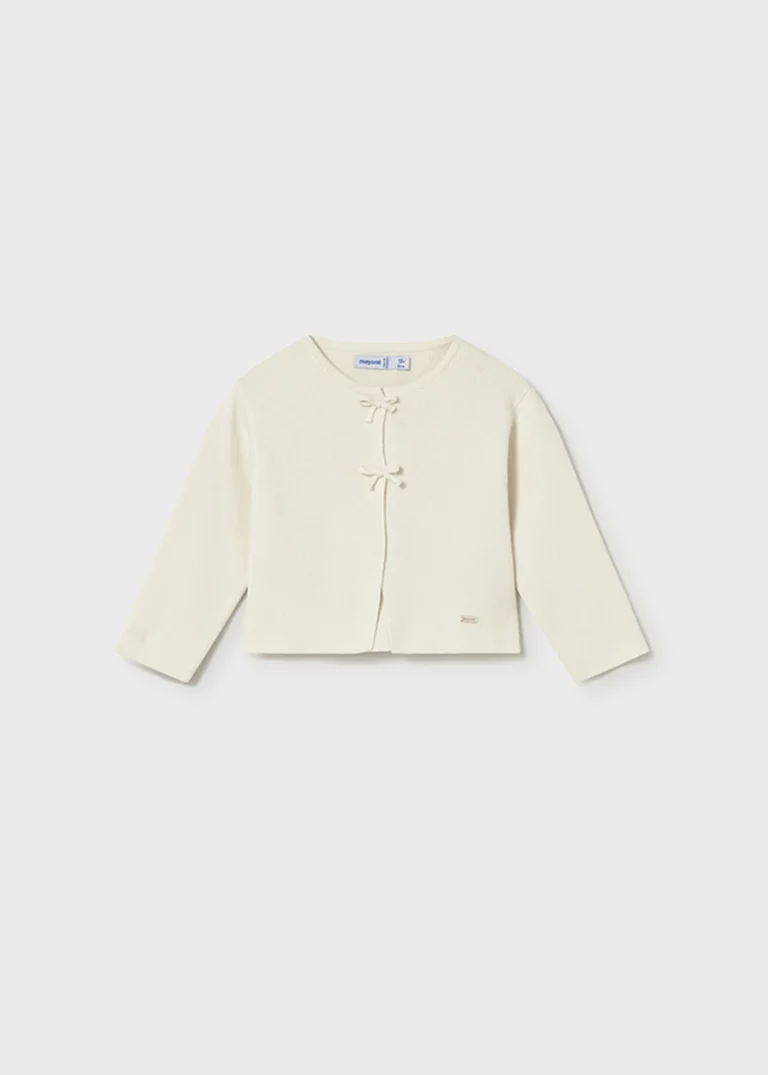 mayoral Ζακετα πλεκτη μακρια 26 1307 53 Λευκό