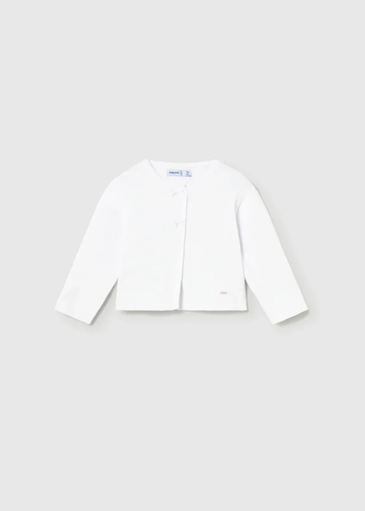 mayoral Ζακετα πλεκτη μακρια 26 1307 53 Λευκό