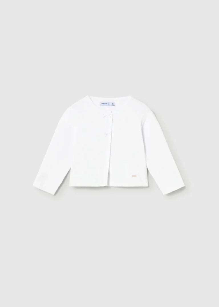 mayoral Ζακετα πλεκτη μακρια 26 1307 53 Λευκό