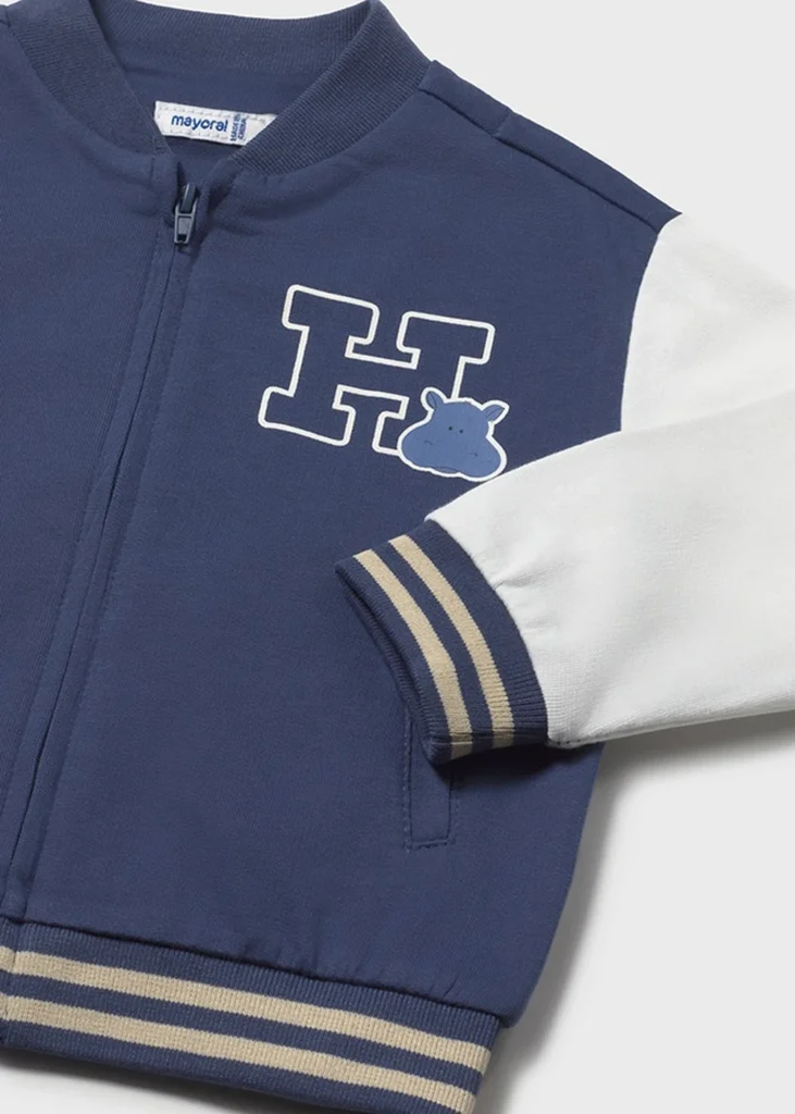 mayoral Ζακετα φουτερ χωρις κουκουλα 26 1406 33 Μπλε σκούρο