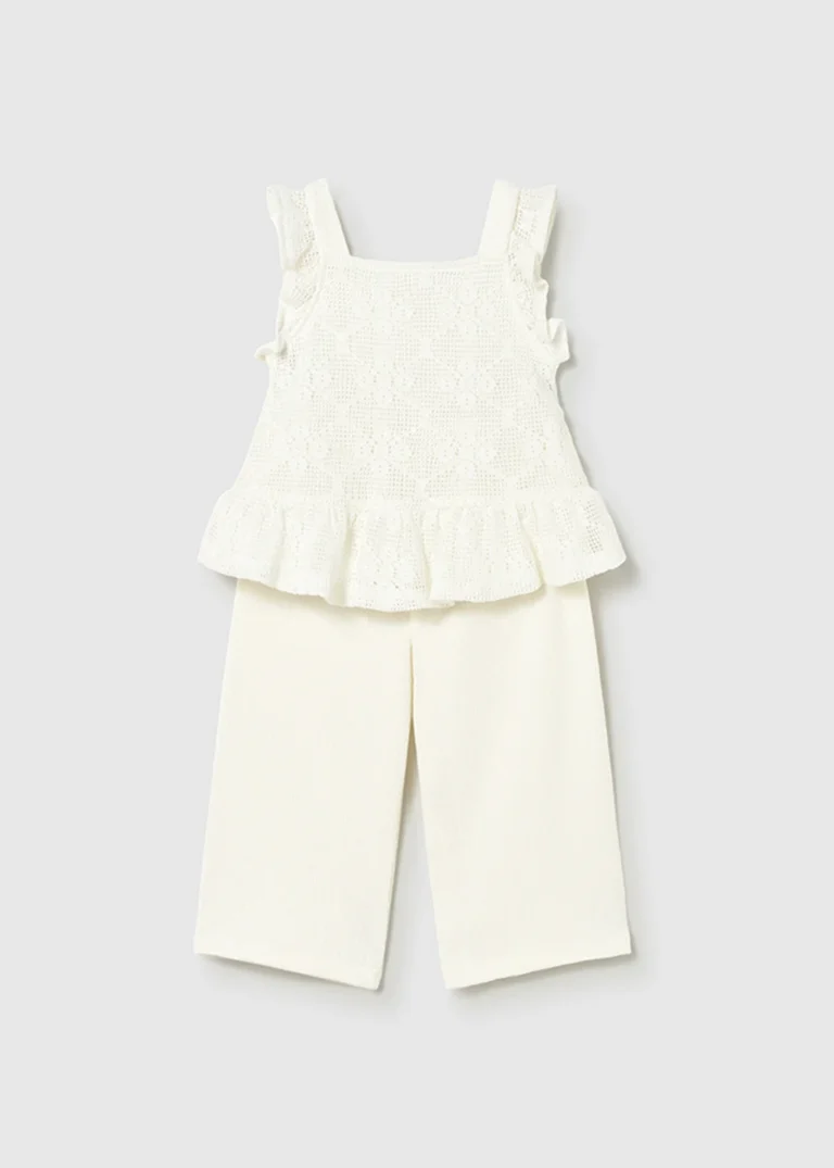 mayoral Σετ παντελονι μακρυ συνδυασμε 26 1515 26 Εκρού