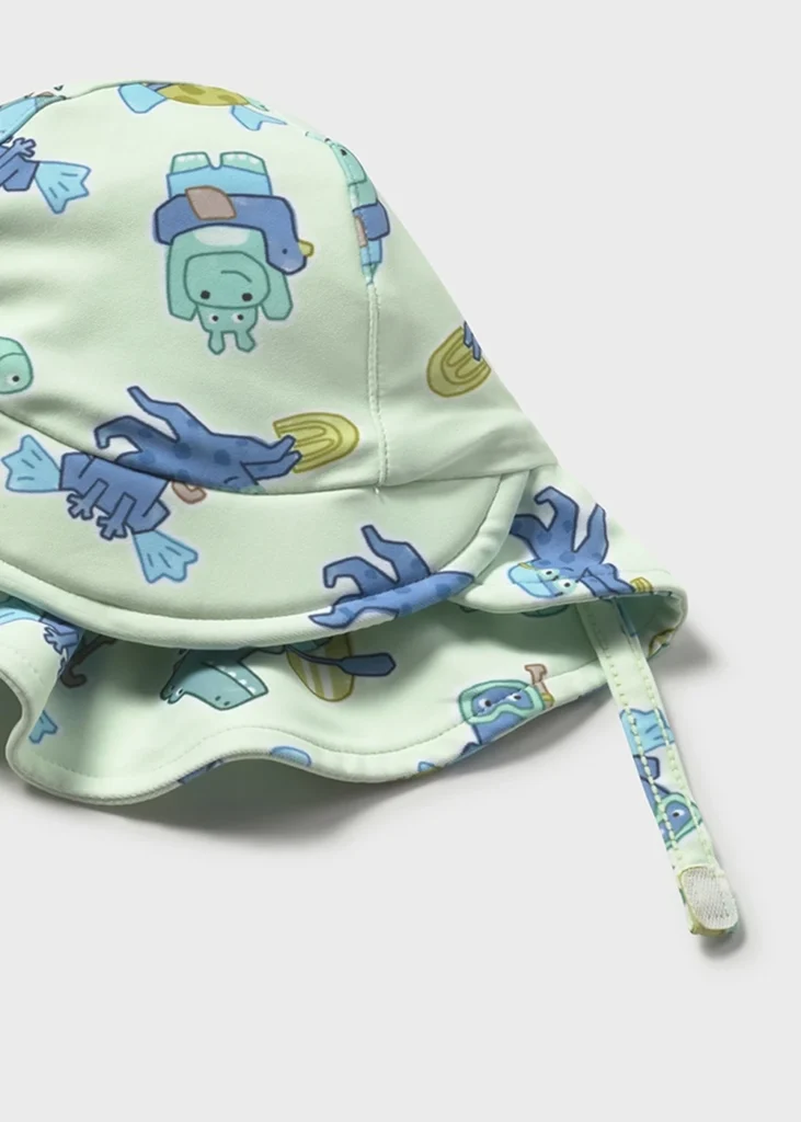 mayoral Σετ μαγιο φορμακι με καπελο 26 1620 38 Πράσινο