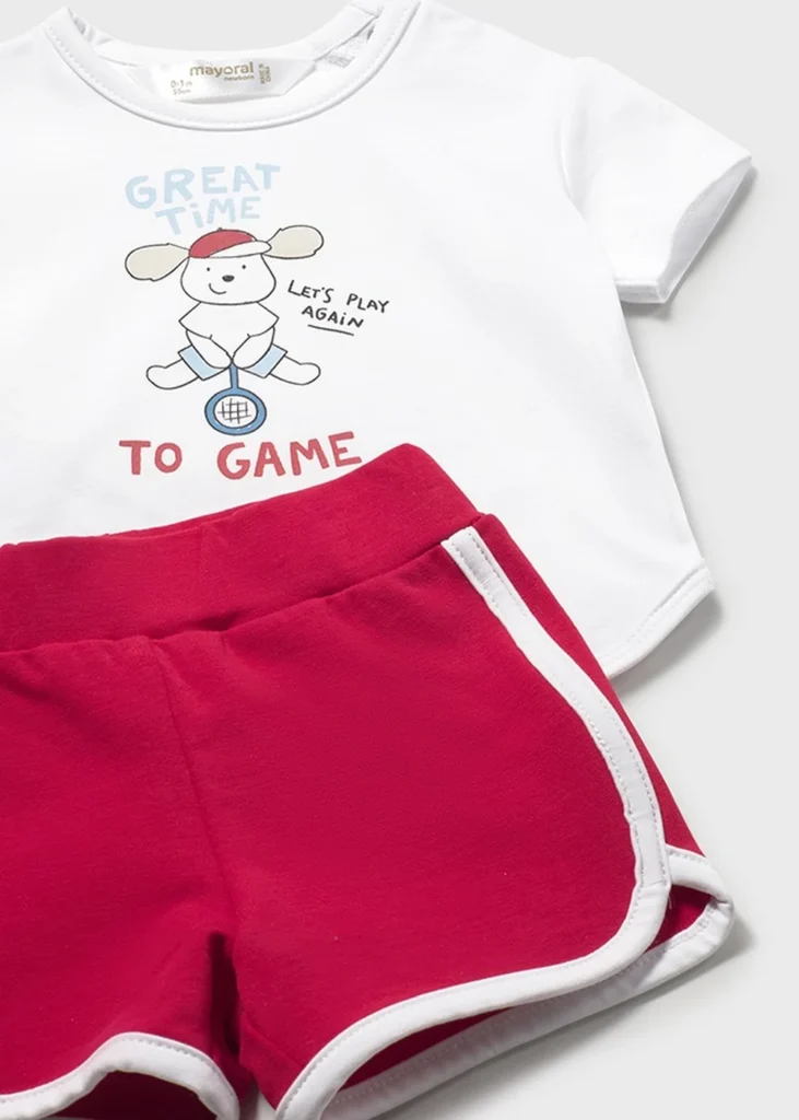 mayoral Σετ μακο 4 τεμαχια 26 1627 76 Κόκκινο