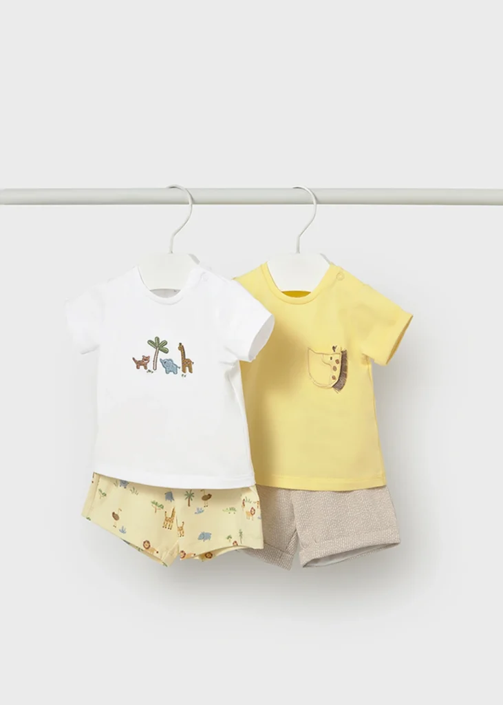 mayoral Σετ μακο 4 τεμαχια 26 1652 37 Κίτρινο