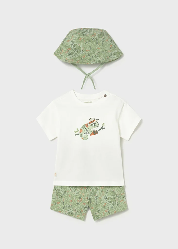 mayoral Σετ μακο σΤαμπά με καπελο 26 1667 82 Μπλε