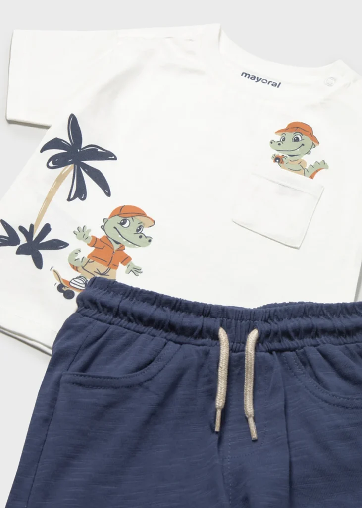 mayoral Σετ μακο βερμουδα 26 1672 54 Μπλε σκούρο