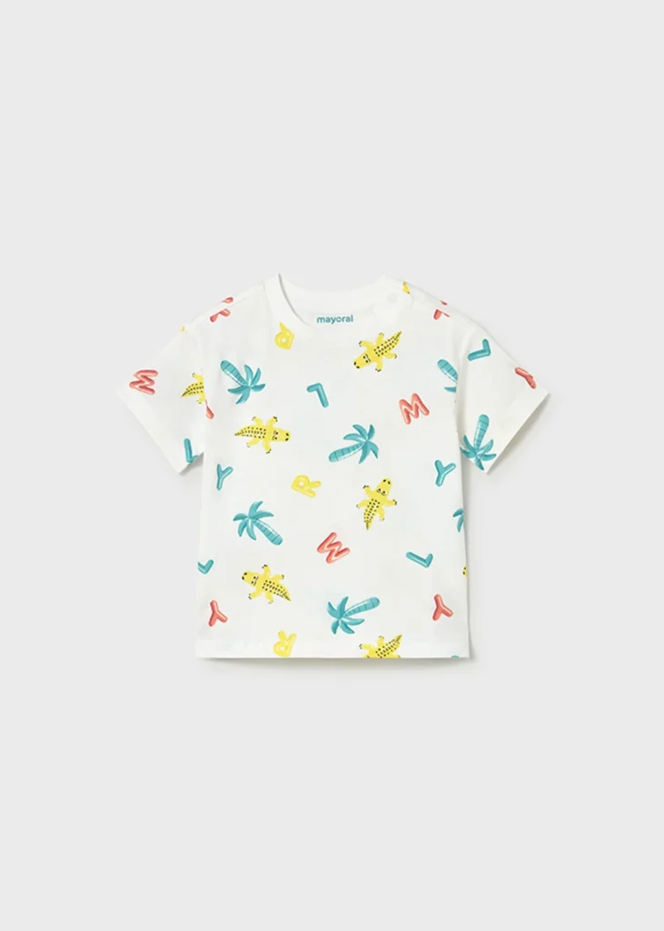 mayoral Σετ μακο κοντομαν και τιραντε 26 1673 57 Τυρκουάζ