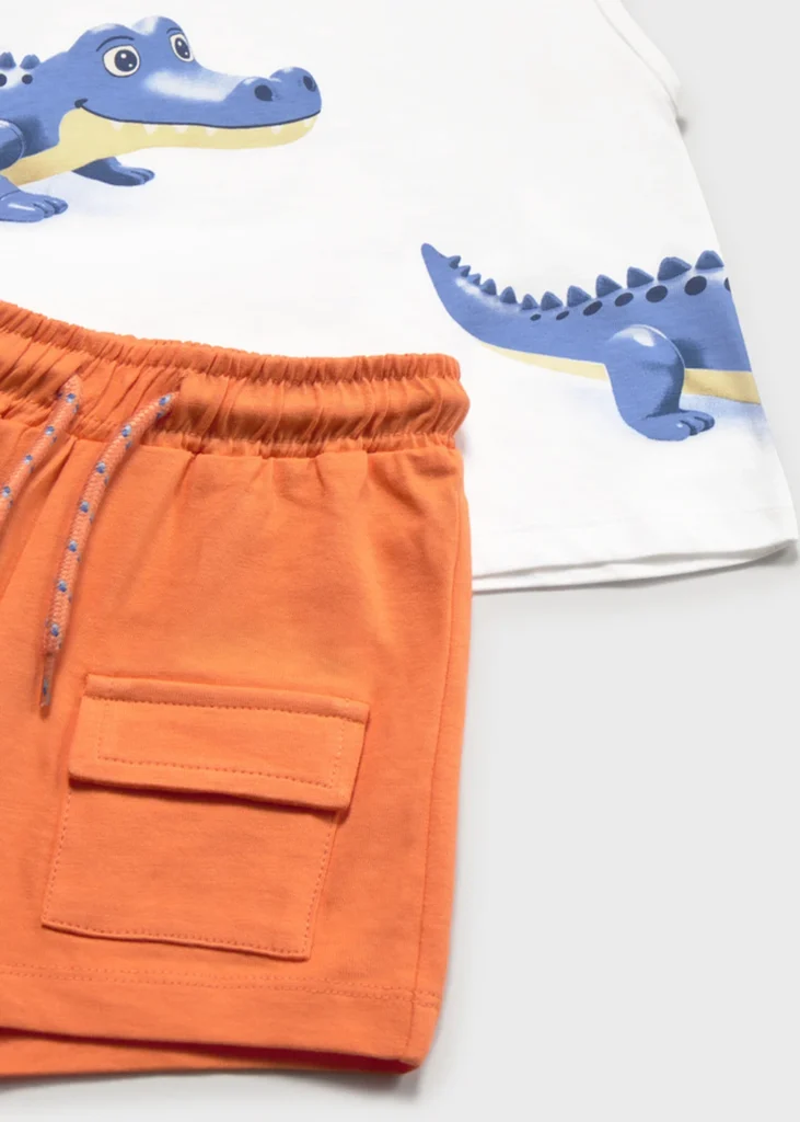 mayoral Σετ μακο κοντομαν και τιραντε 26 1673 57 Τυρκουάζ