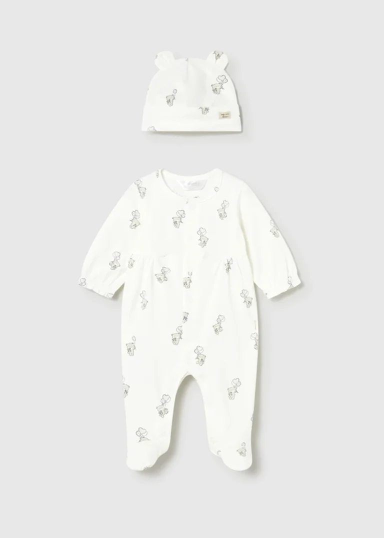 mayoral Φορμακι και καπελο 26 1706 87 Εκρού