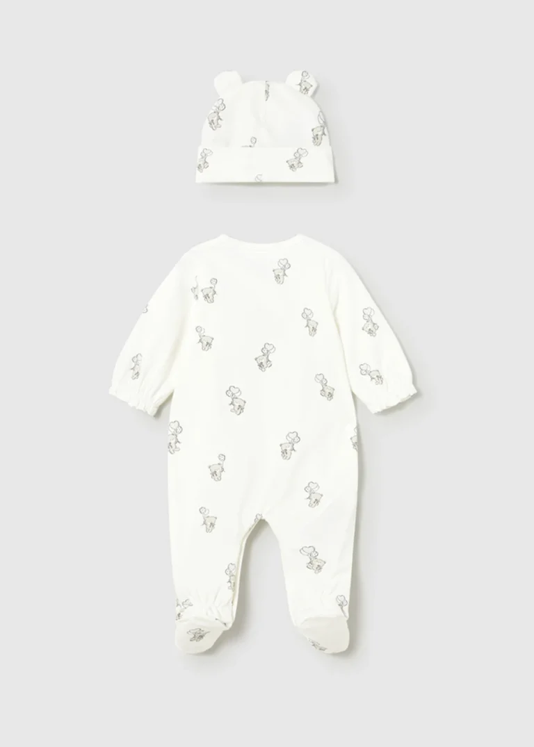 mayoral Φορμακι και καπελο 26 1706 87 Εκρού