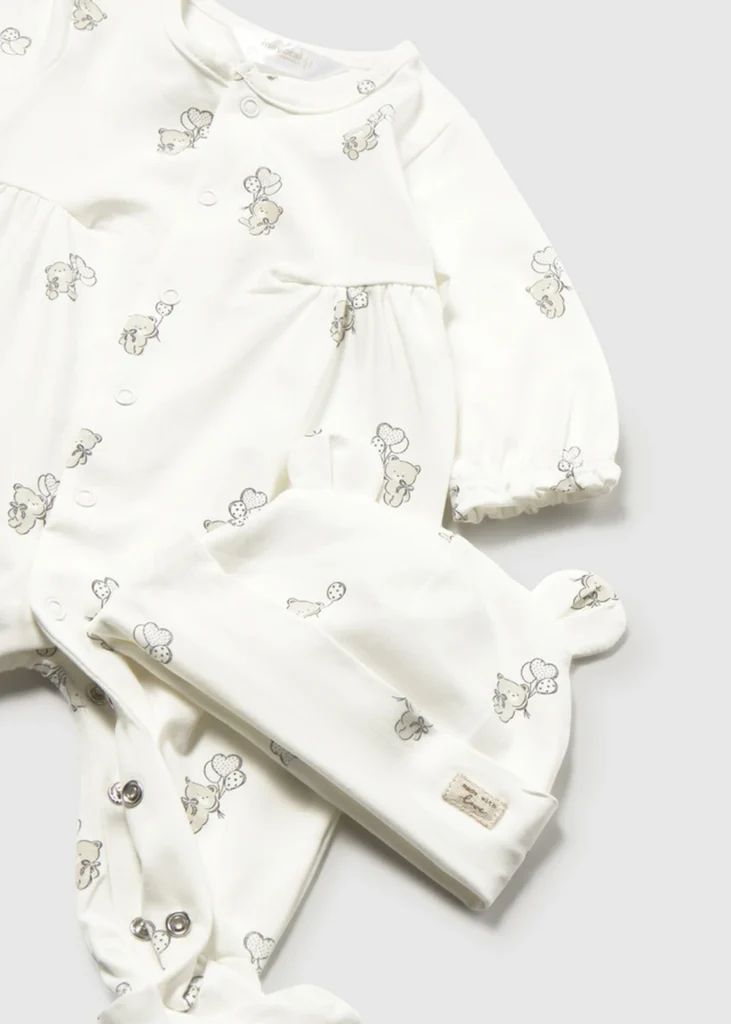 mayoral Φορμακι και καπελο 26 1706 87 Εκρού