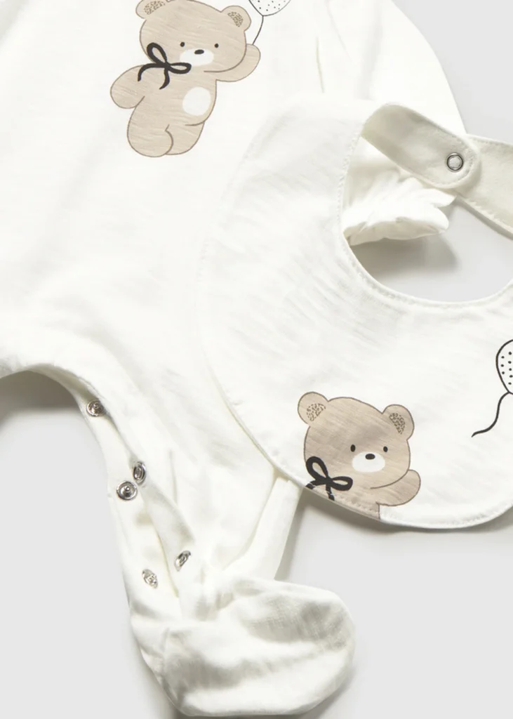 mayoral Σετ φορμακι μακρυ και σαλιαρα 26 1711 90 Φυστικί