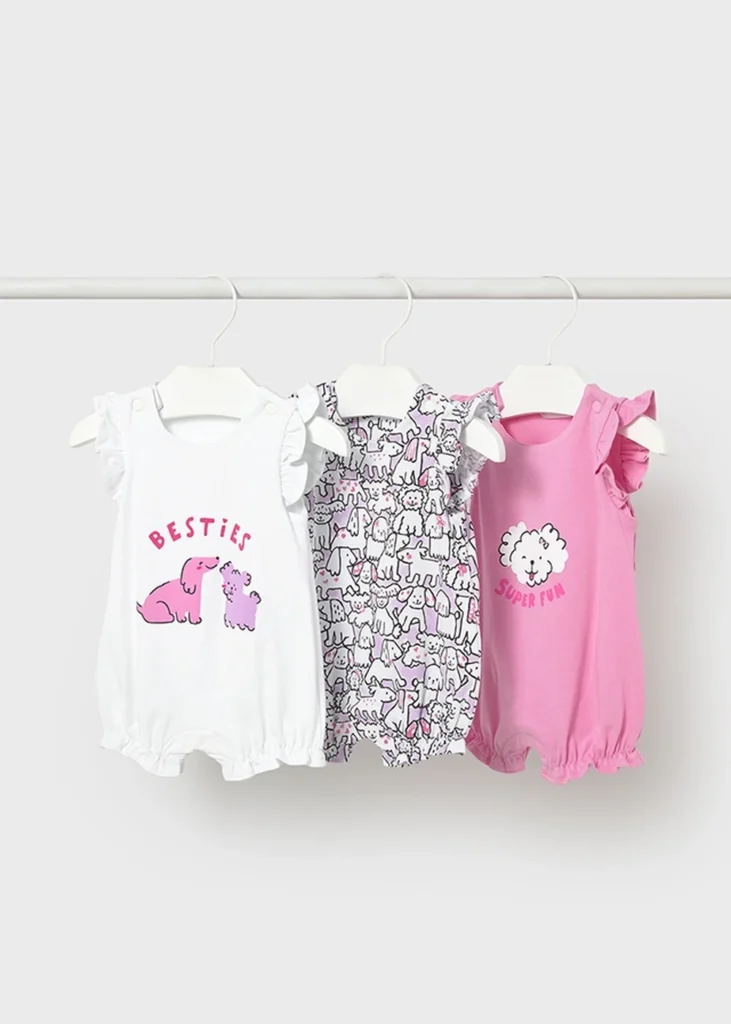 mayoral Σετ 3 πιτζαμες 26 1731 10 Ροζ