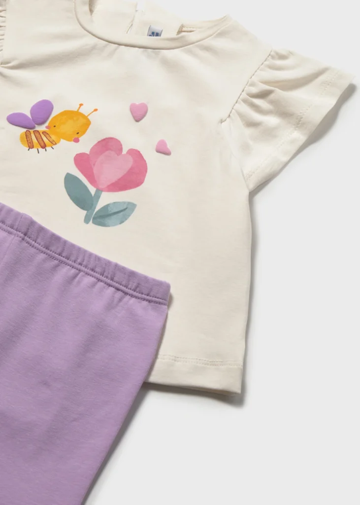 mayoral Σετ κολαν Σταμπωτό 26 1751 93 Λιλά