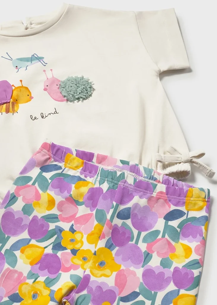 mayoral Σετ κολαν Σταμπωτό 26 1753 15 Λιλά