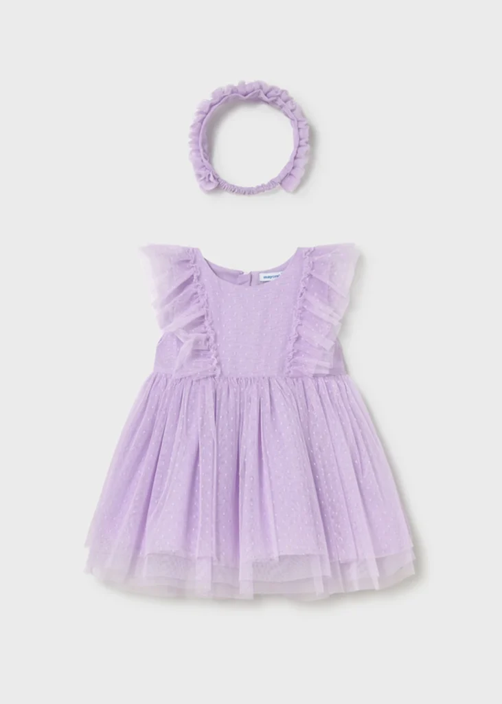 mayoral Φορεμα τουλι με κορδελα 26 1905 46 Βεραμάν