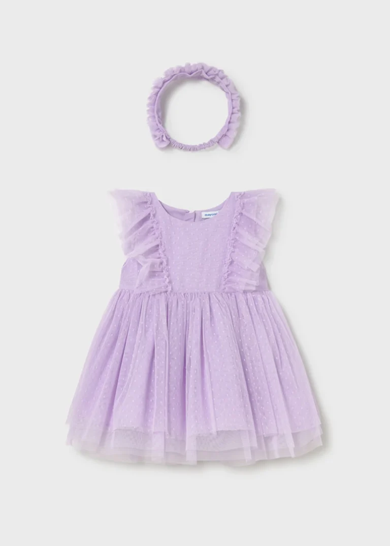 mayoral Φορεμα τουλι με κορδελα 26 1905 46 Βεραμάν