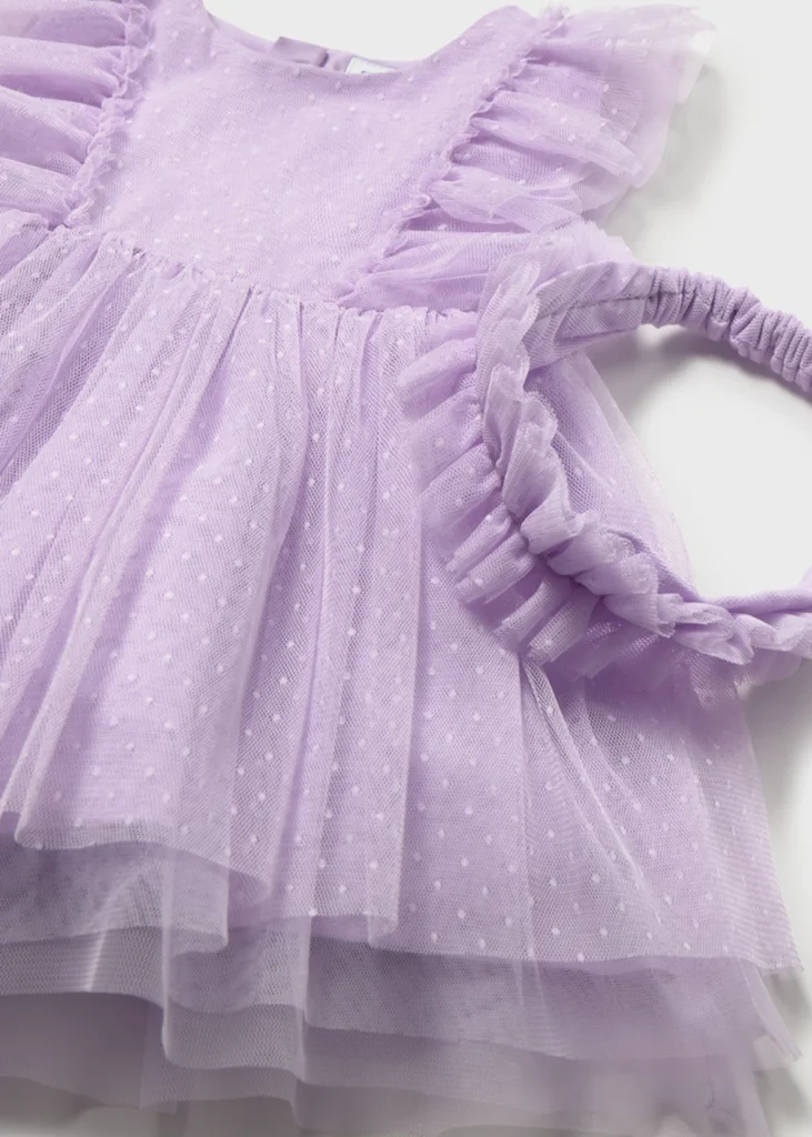 mayoral Φορεμα τουλι με κορδελα 26 1905 46 Βεραμάν