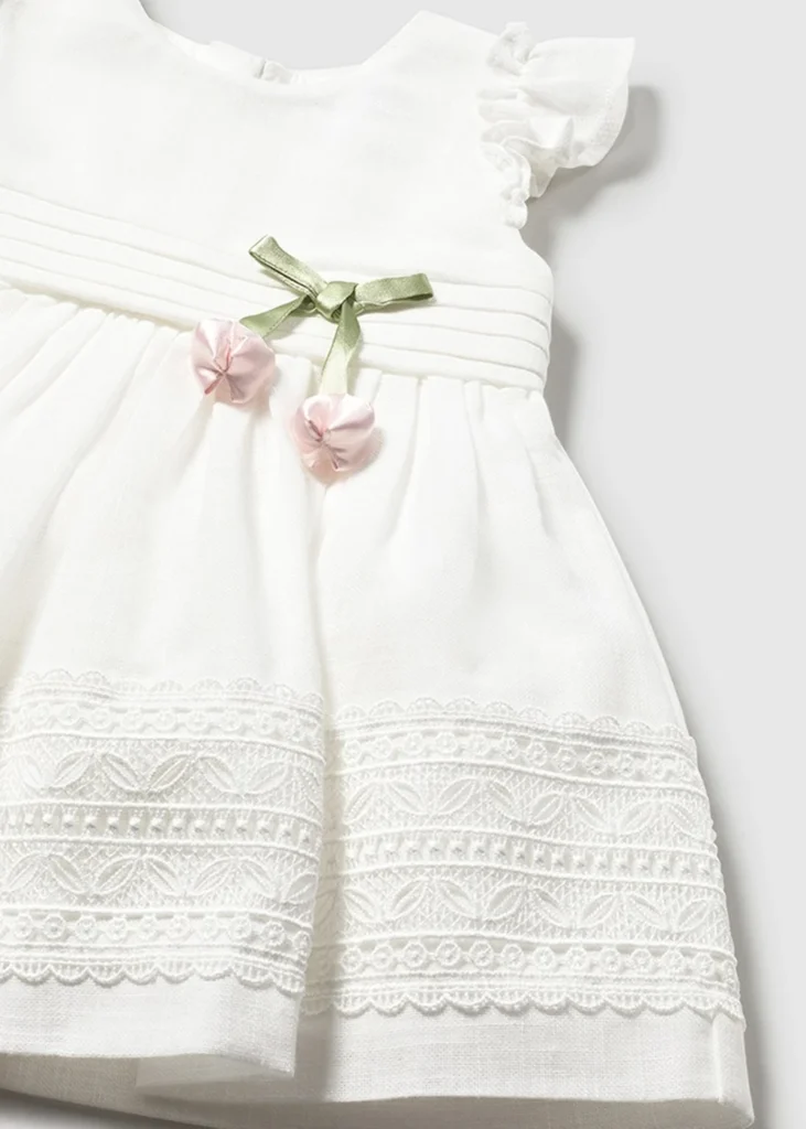 mayoral Φορεμα δαντελα γκιπουρ 26 1907 42 Εκρού