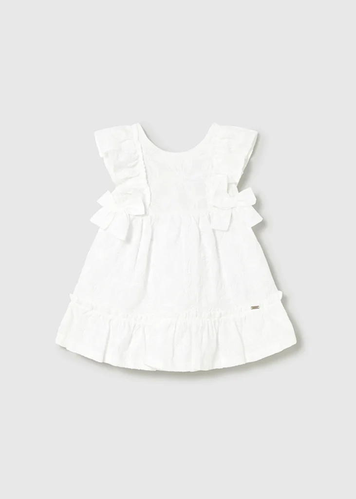 mayoral Φορεμα κεντητο 26 1915 56 Λευκό